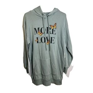 NOBO no boundaries womens juniors long sleeve MOVE LOVE hoodie size XS